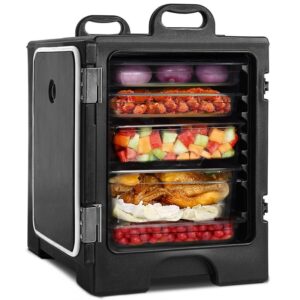 81 Quart End-Loading Insulated Food Pan Carrier Food-Grade LLDPE Materia
