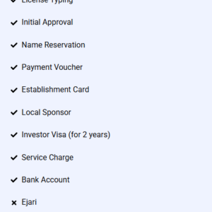 STANDARD (Mainland) UAE FORMATION